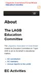 Mobile Screenshot of lagb-education.org